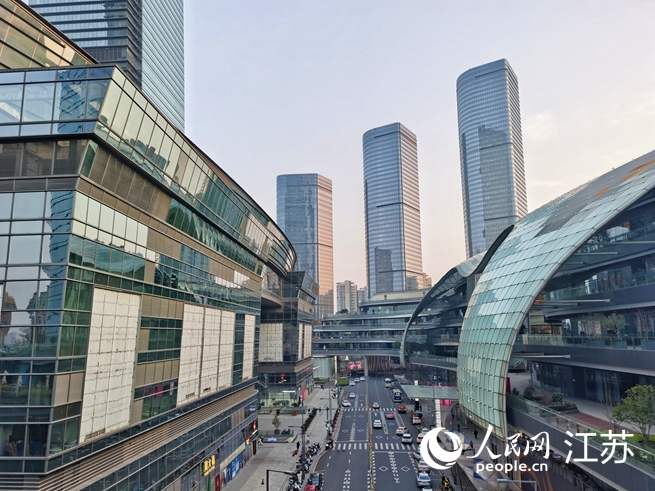 蘇州工業(yè)園區(qū)一角。人民網(wǎng)記者王繼亮攝