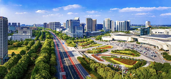 航拍中國醫(yī)藥城。泰州市委宣傳部供圖