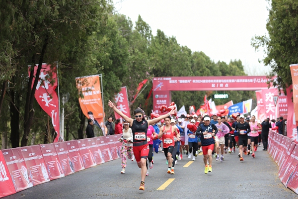 洪澤湖馬拉松3月開(kāi)跑。陳凱攝