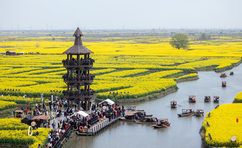 航拍千垛景區(qū)。史道智攝