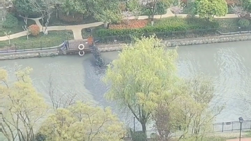 網(wǎng)友拍攝的視頻截圖。受訪者供圖