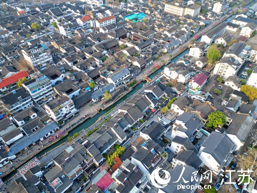 航拍平江歷史文化街區(qū)。人民網記者 王繼亮攝