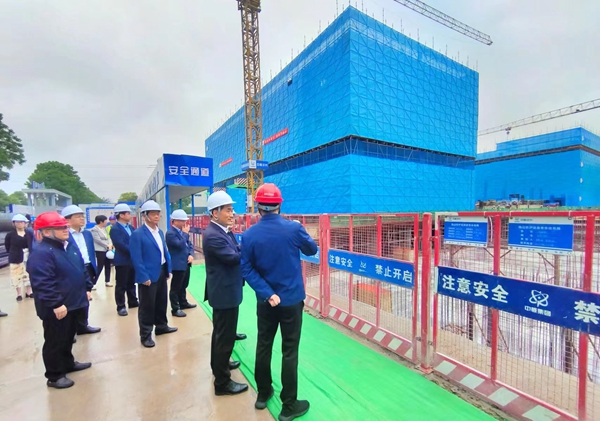 南瑞繼保智能化電氣裝備產(chǎn)業(yè)園二期項(xiàng)目現(xiàn)場(chǎng)。江寧區(qū)委宣傳部供圖