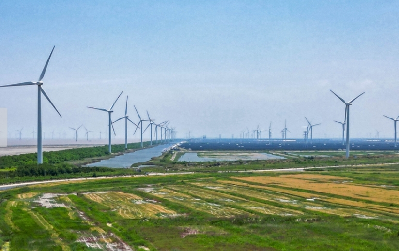 如東當(dāng)?shù)匾惶庯L(fēng)電場