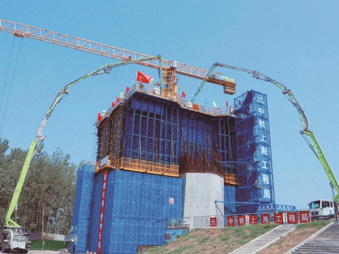 寧淮城際鐵路。江蘇省交通廳供圖