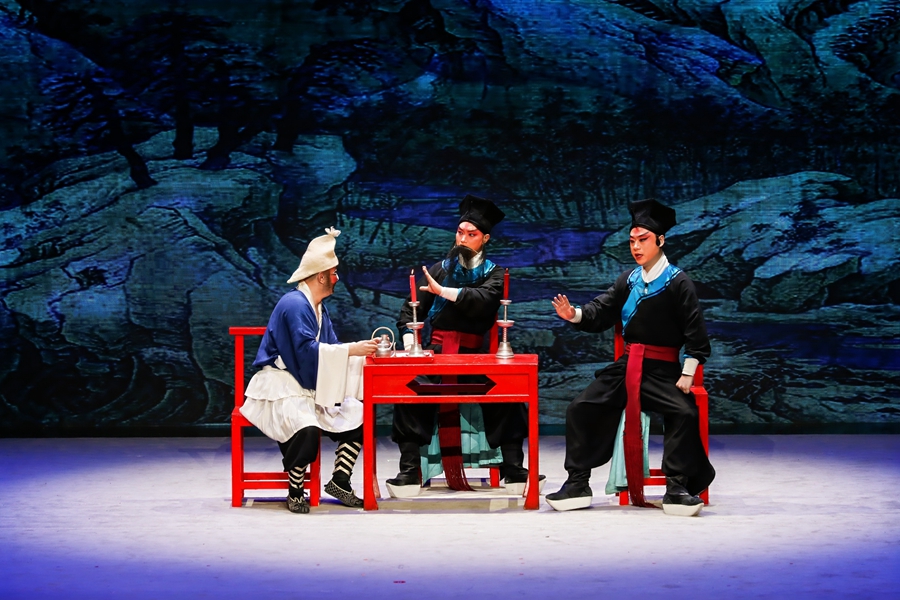 京劇《時遷偷雞》。昆山市文體廣旅局供圖