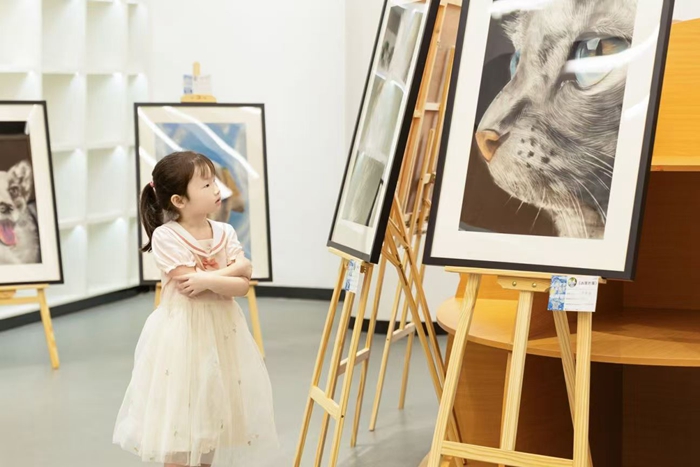 繪畫展現(xiàn)場。胡金波攝