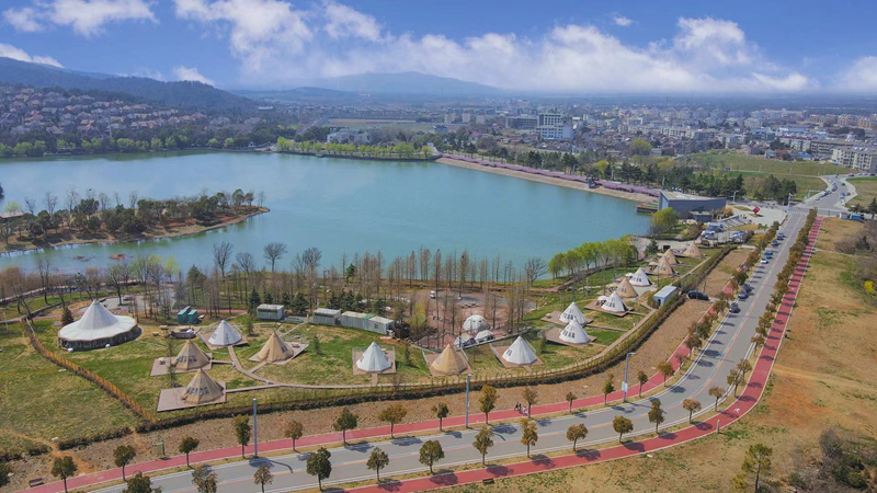 航拍浦口區(qū)山水。浦軒供圖