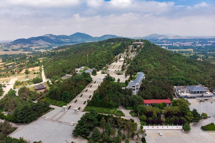 位于蘇魯兩省交界處的抗日山烈士陵園。受訪者供圖