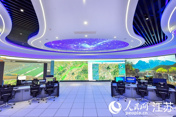 南京民用無人駕駛航空運行管理中心。人民網(wǎng) 王丹丹攝