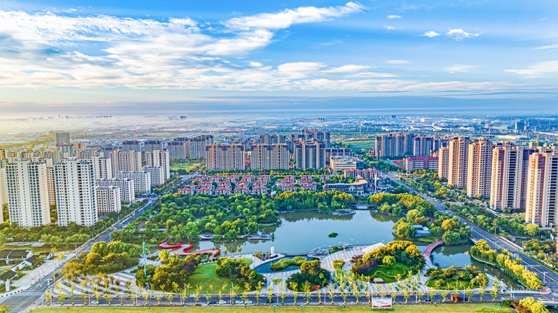 蘇宿工業(yè)園區(qū)一角。園區(qū)供圖