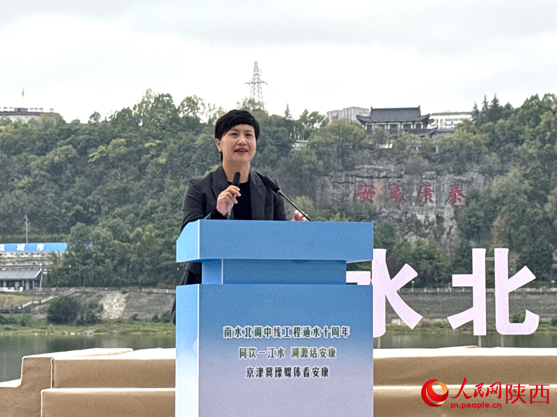 安康市委常委、宣傳部部長陳蓮宣布活動啟動。人民網記者 李志強攝