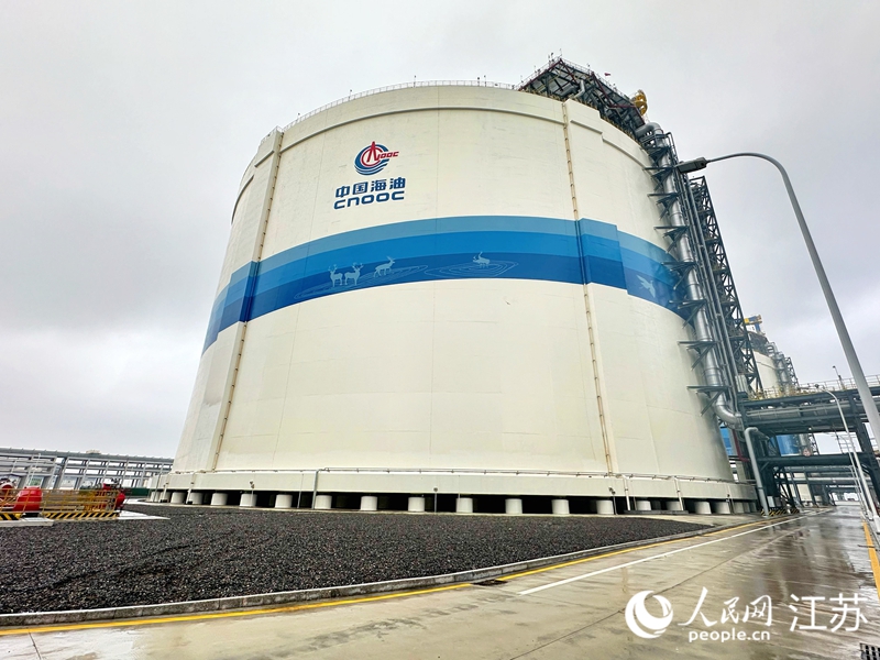 中海油鹽城“綠能港”。人民網(wǎng) 周夢嬌攝