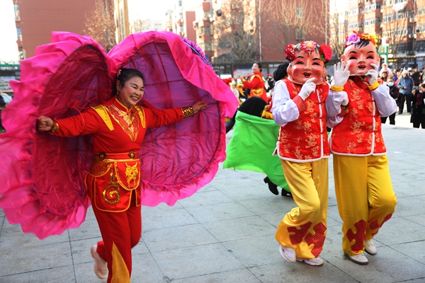 惠民文化演出。連云區(qū)委宣傳部供圖