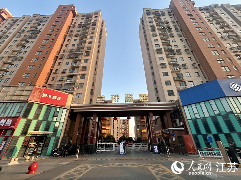 蘭橋雅居小區(qū)。人民網(wǎng) 王丹丹攝