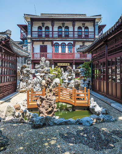 興化市省級(jí)文保單位“趙海仙洋樓”一角。張衛(wèi)生攝（人民視覺(jué)）