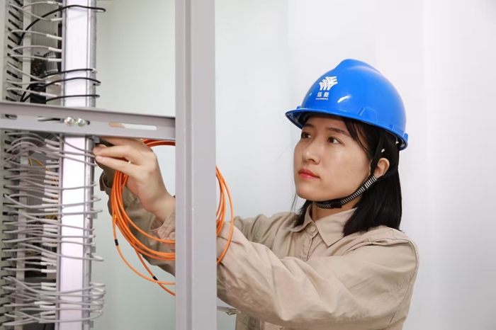 韓舒在工作中。受訪者供圖