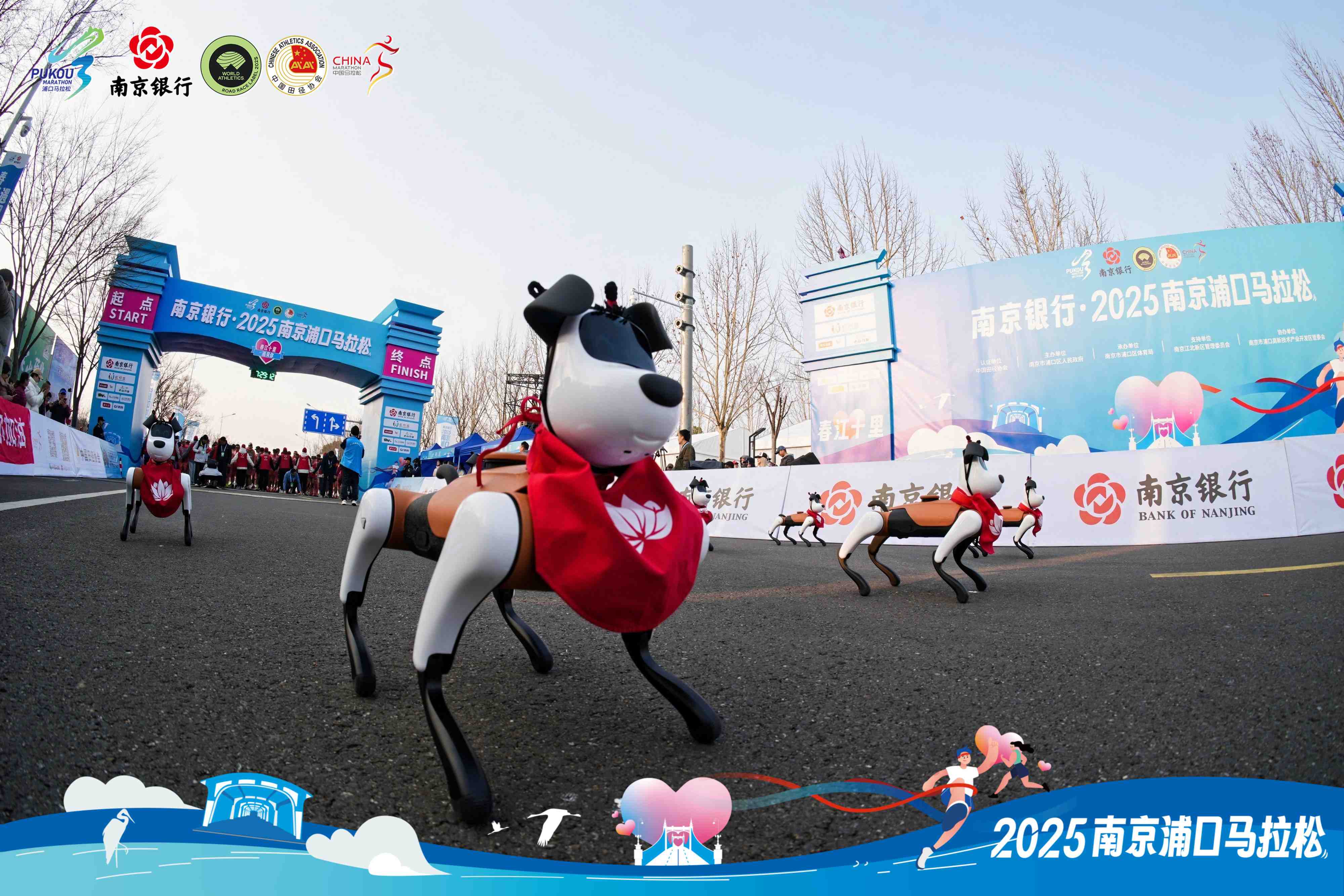 2025南京浦口馬拉松鳴槍開跑 2萬人齊聚長江之畔【7】