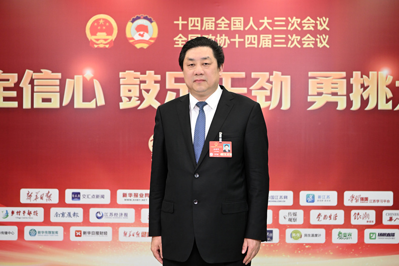 全國人大代表、江蘇省無錫市市長趙建軍。受訪者供圖