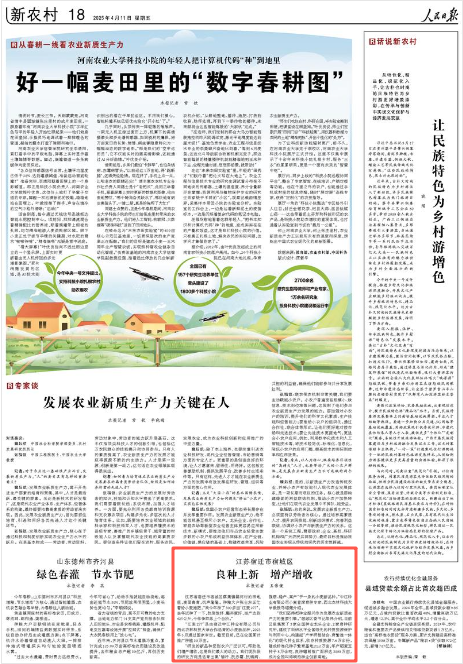 《人民日?qǐng)?bào)》2025年4月11日18版 版面截圖