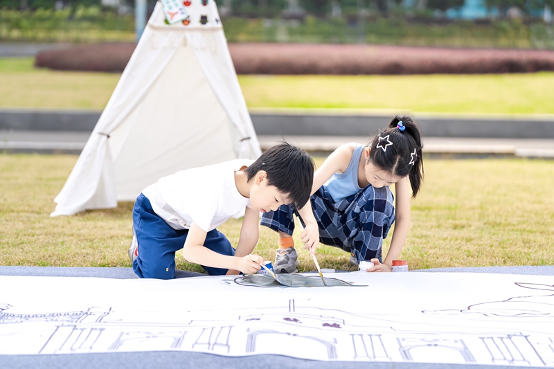 河西南帳篷讀書會活動現(xiàn)場。建軒攝