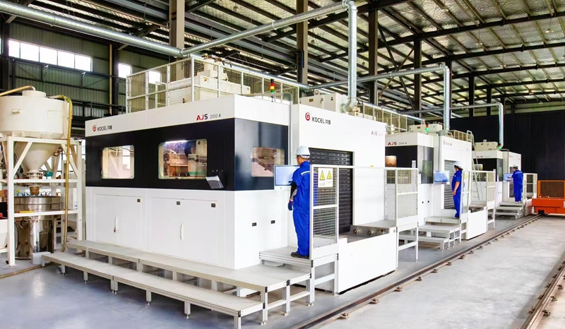 綠島智能制造服務(wù)中心生產(chǎn)車(chē)間。濱?？h委宣傳部供圖