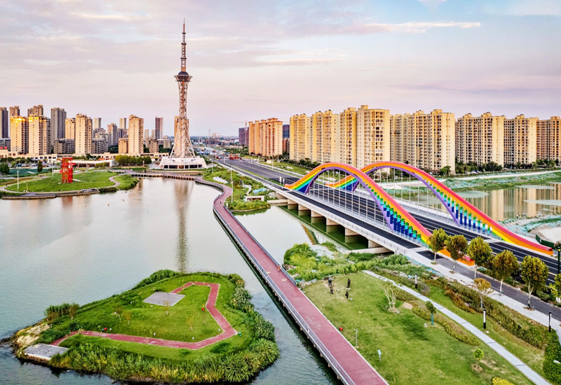 興化昭陽湖公園。興化市委宣傳部供圖