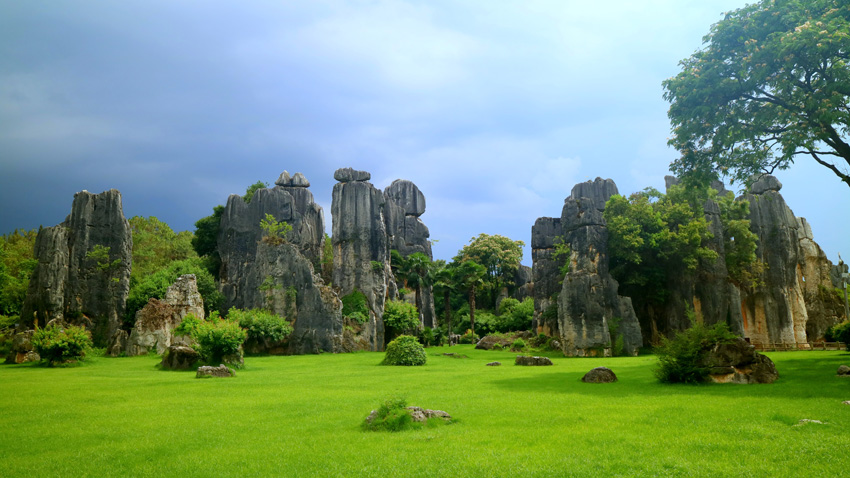 小石林。石林風景名勝區(qū)管理局供圖
