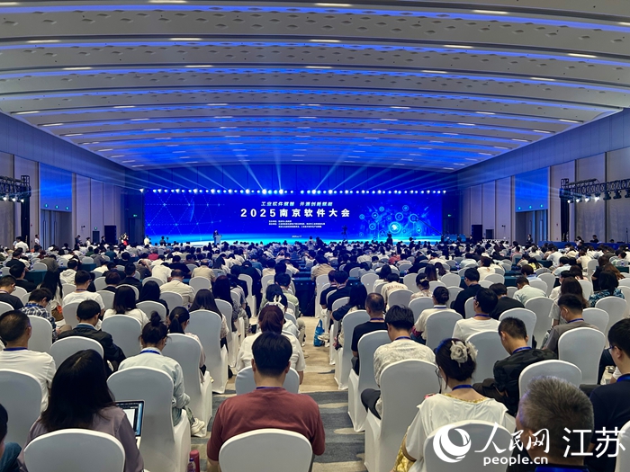 2025南京軟件大會開幕式現(xiàn)場。人民網(wǎng) 王丹丹攝