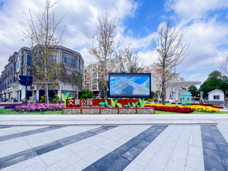 濱?？h“口袋公園”一角。于睿攝