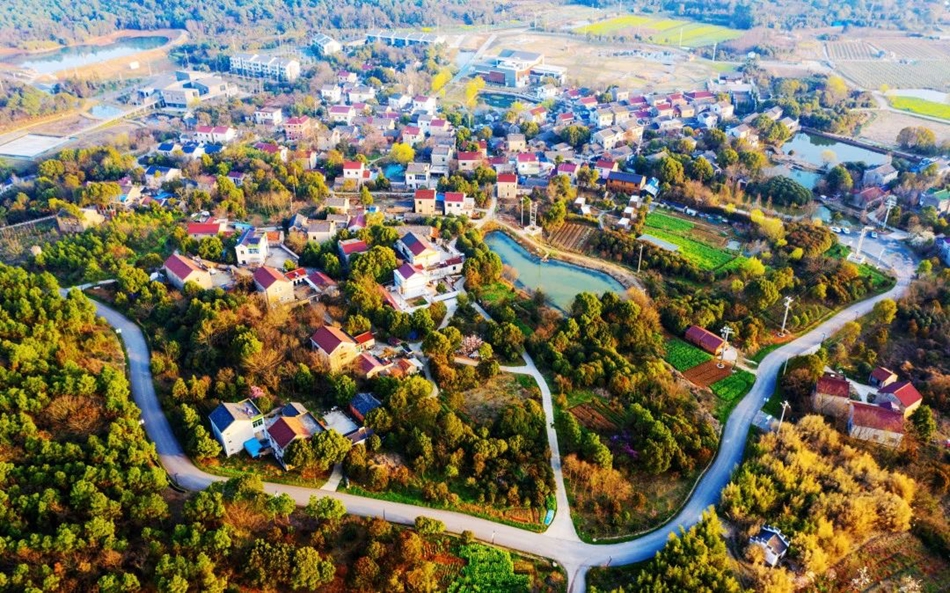 石山下村風(fēng)光。溧水區(qū)委宣傳部供圖