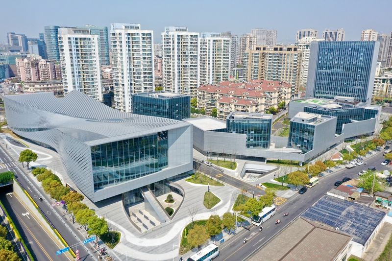 航拍南京云錦城。建軒攝