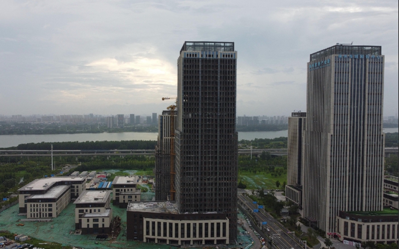 建設(shè)中的揚州數(shù)據(jù)產(chǎn)業(yè)園。