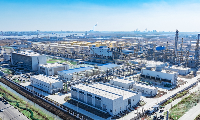 航拍灌云臨港產(chǎn)業(yè)區(qū)。園區(qū)供圖