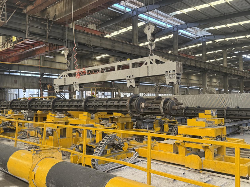 東浦管樁生產(chǎn)車間。園區(qū)供圖