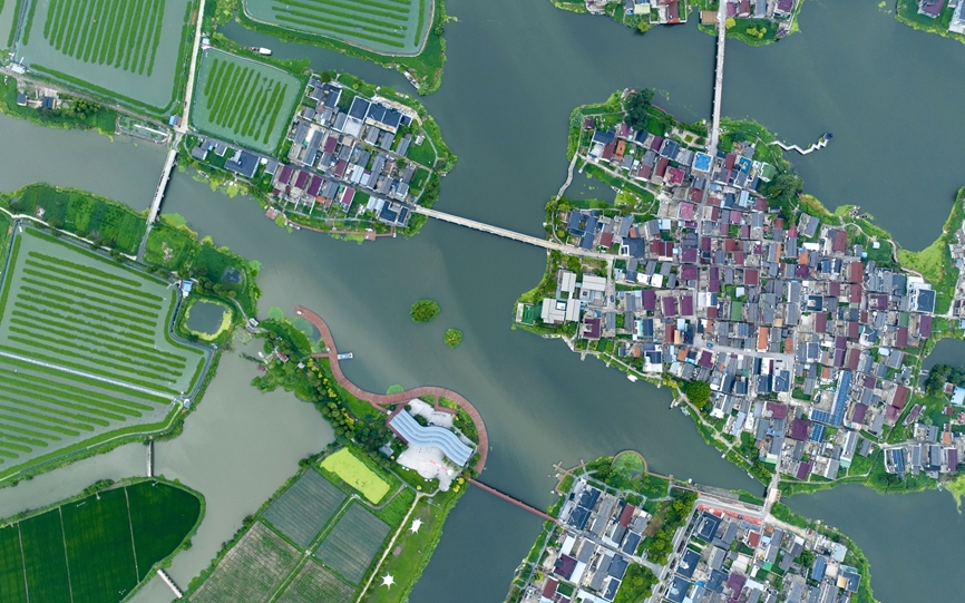 江蘇興化：水潤(rùn)?quán)l(xiāng)村生態(tài)美