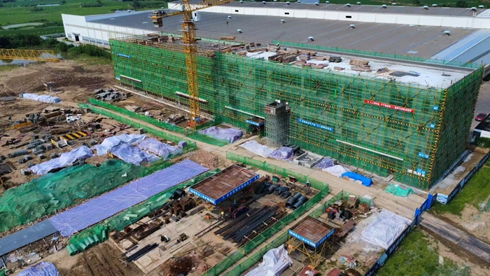 項(xiàng)目現(xiàn)場(chǎng)。長(zhǎng)蘆街道供圖