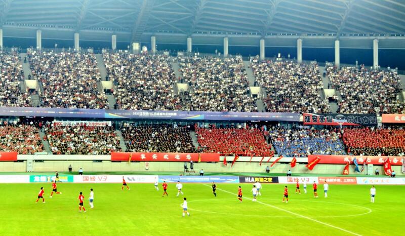 8月2日，淮安隊(duì)VS蘇州隊(duì)比賽現(xiàn)場。交匯點(diǎn)新聞資料圖