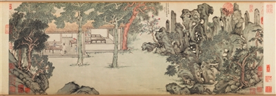 明代文徵明《真賞齋卷》（中國(guó)國(guó)家博物館藏）。蘇州博物館供圖