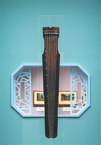 唐代“石上枯”銘仲尼式古琴（天一閣博物院藏）。蘇州博物館供圖