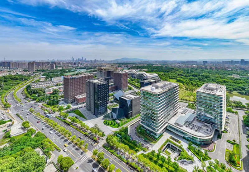 航拍中國(guó)（南京）軟件谷。南京市工信局供圖