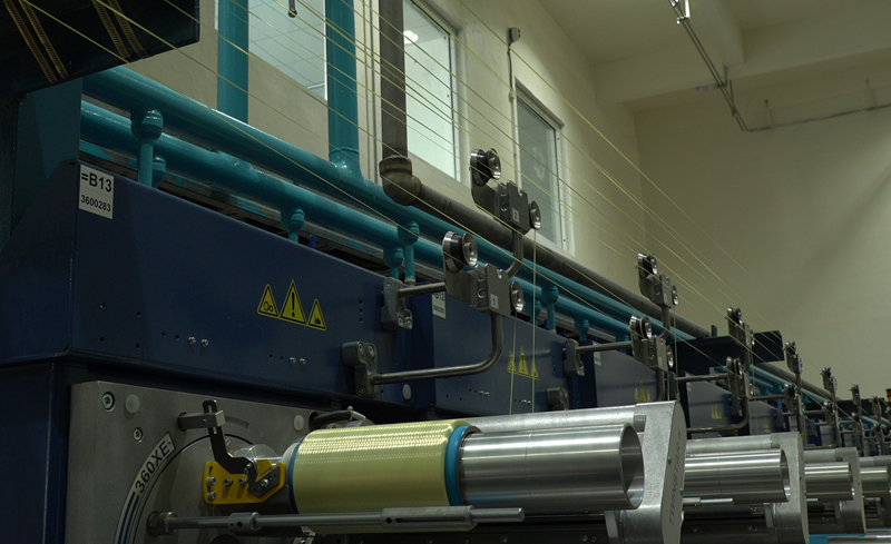 江蘇盛邦新材股份有限公司芳綸車(chē)間。灌云臨港產(chǎn)業(yè)區(qū)供圖