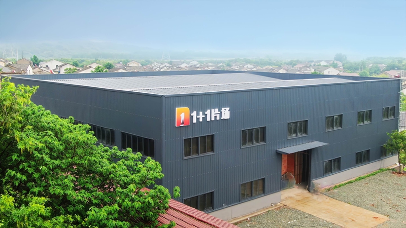 建在湖頭村的1+1影視基地。受訪方供圖