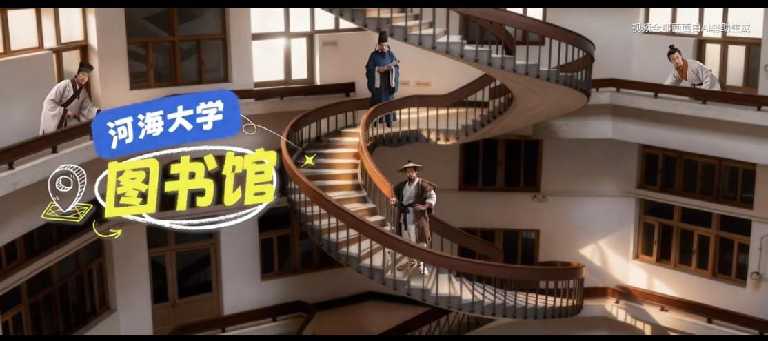 《治水傳奇》AI視頻畫面截圖。