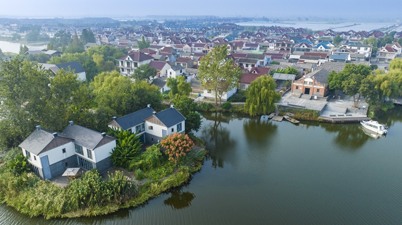 航拍東羅村。史道智攝