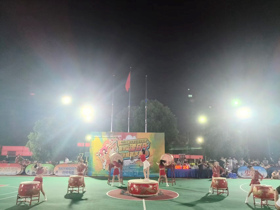 賽前文藝演出。南京溧水經(jīng)濟開發(fā)區(qū)供圖