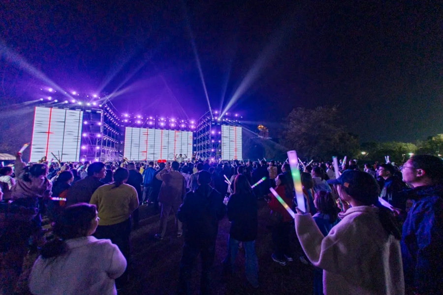 音樂嘉年華活動現(xiàn)場。揚州生態(tài)科技新城供圖