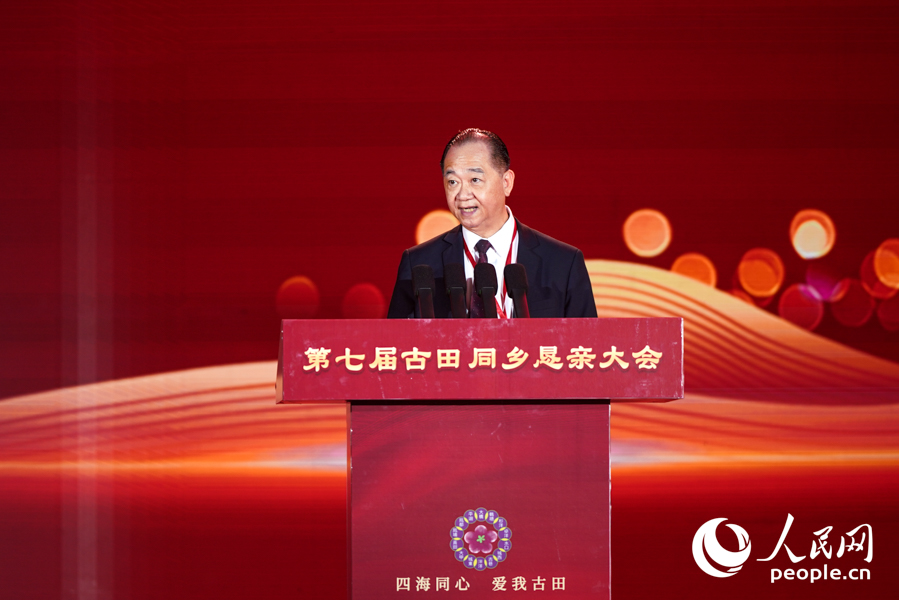 馬來西亞沙巴古田公會(huì)創(chuàng)會(huì)會(huì)長(zhǎng)楊忠勇。實(shí)習(xí)生 鄭舒塵攝