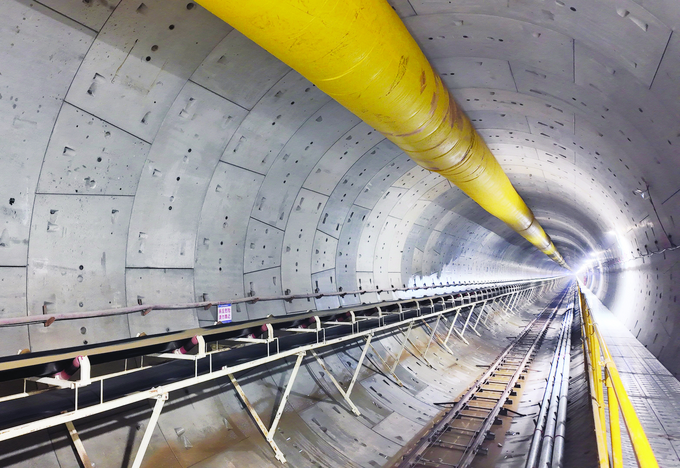 南京南隧道盾構(gòu)段貫通 上鐵集團(tuán)供圖