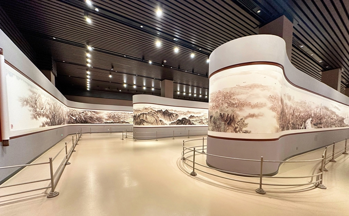 飛馬水城海瀾美術(shù)館。周夢(mèng)嬌攝